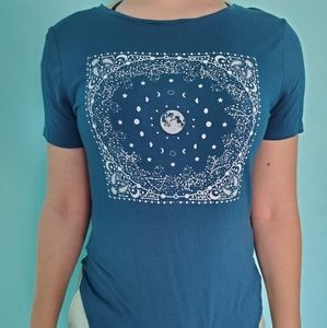 Old Navy Blue Constellation Shirt